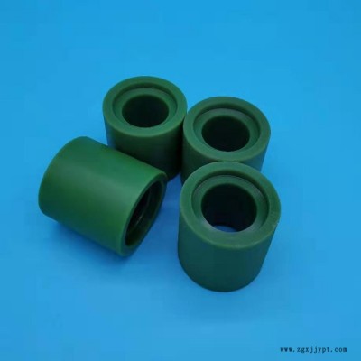 廠(chǎng)家批發(fā)生產(chǎn)pa6尼龍塑料軸套 綠色尼龍襯套 高分子套筒 可加工異型