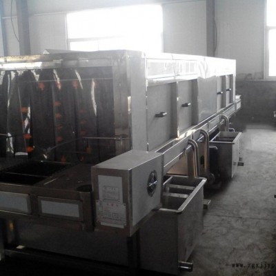 鼎鴻XKJ-2000型豆芽筐清洗機(jī) 塑料箱清洗機(jī) 熱堿水去污洗盤機(jī) 高壓噴淋洗箱機(jī) 塑料盒子清洗機(jī)