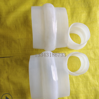 白色絕緣硅膠套 食品半透明硅膠管 管道硅膠連接管機(jī)械用鼓型圓管