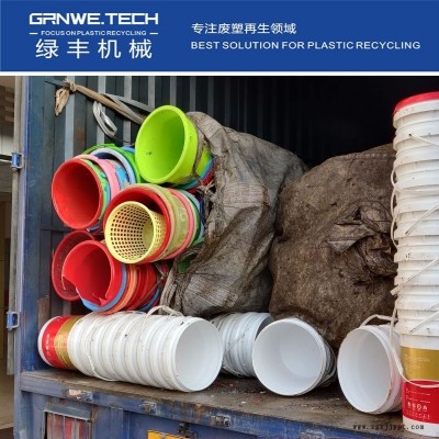 日雜塑料瓶破碎清洗生產(chǎn)線 廢舊ABS家電殼回收處理機器